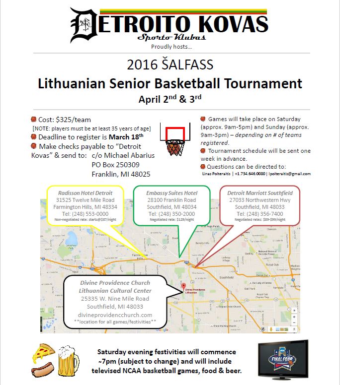 Lithunian Senior Basktball Tournament